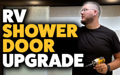 Self-Cleaning RV Shower Door Upgrade | Removing Glass + Installing Retractable RecPro Vs Nautilus